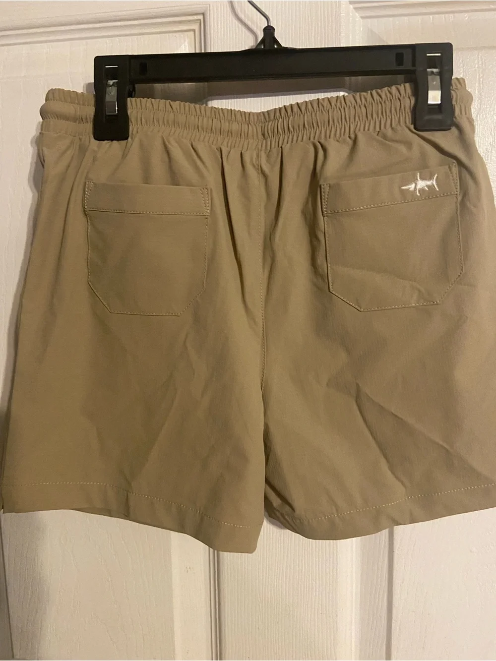 EUC Saltwater Boys Co Topsail Performance Khaki Shorts Sz Boys 10/12 Perfect BTS